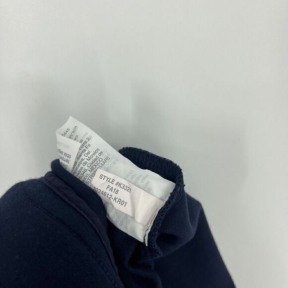 J Crew 365 Pants Size Large Womens Navy Side Zip Wide Leg Ponte Patch Pocket - Picture 9 of 9